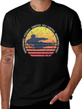 Martial Arts Sunset Graphic Tee
