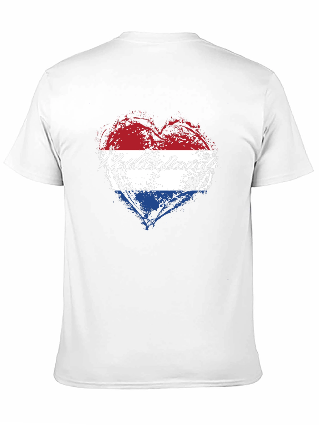 Netherlands Flag Heart T-Shirt