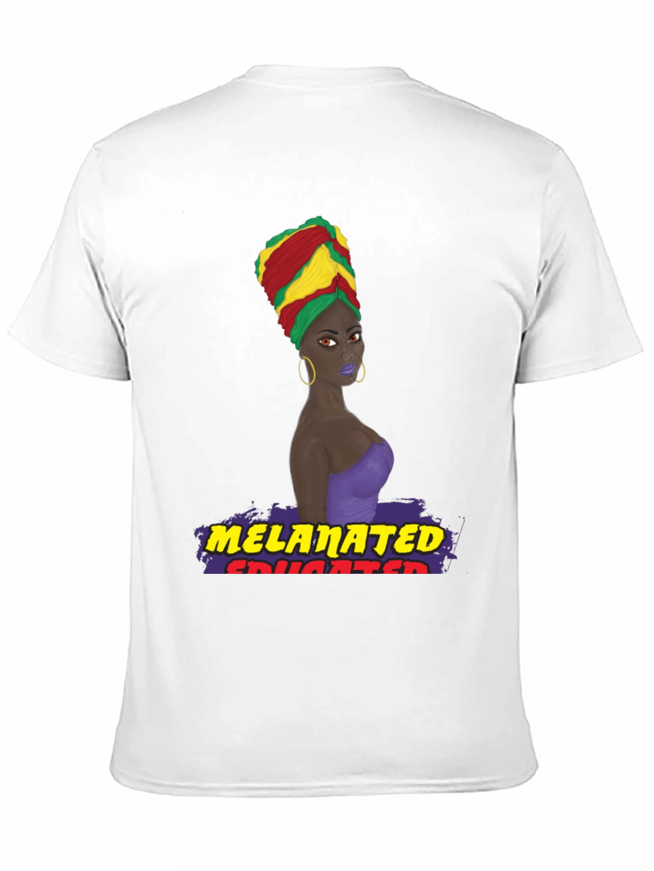 Melanated Educated T-Shirt Black Pride Tee