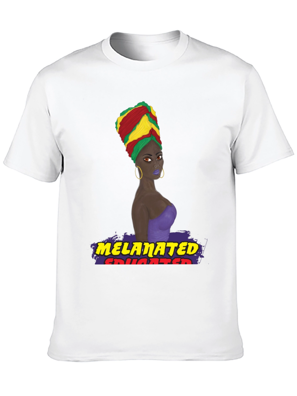 Melanated Educated T-Shirt Black Pride Tee