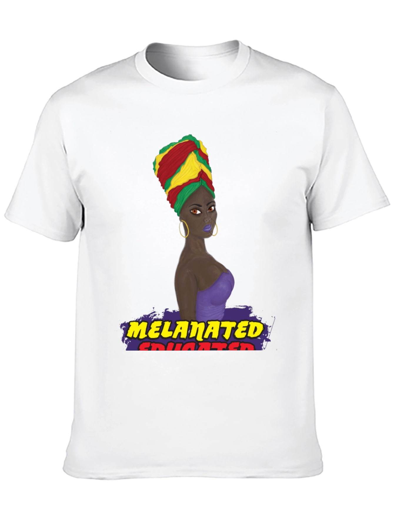 Melanated Educated T-Shirt Black Pride Tee