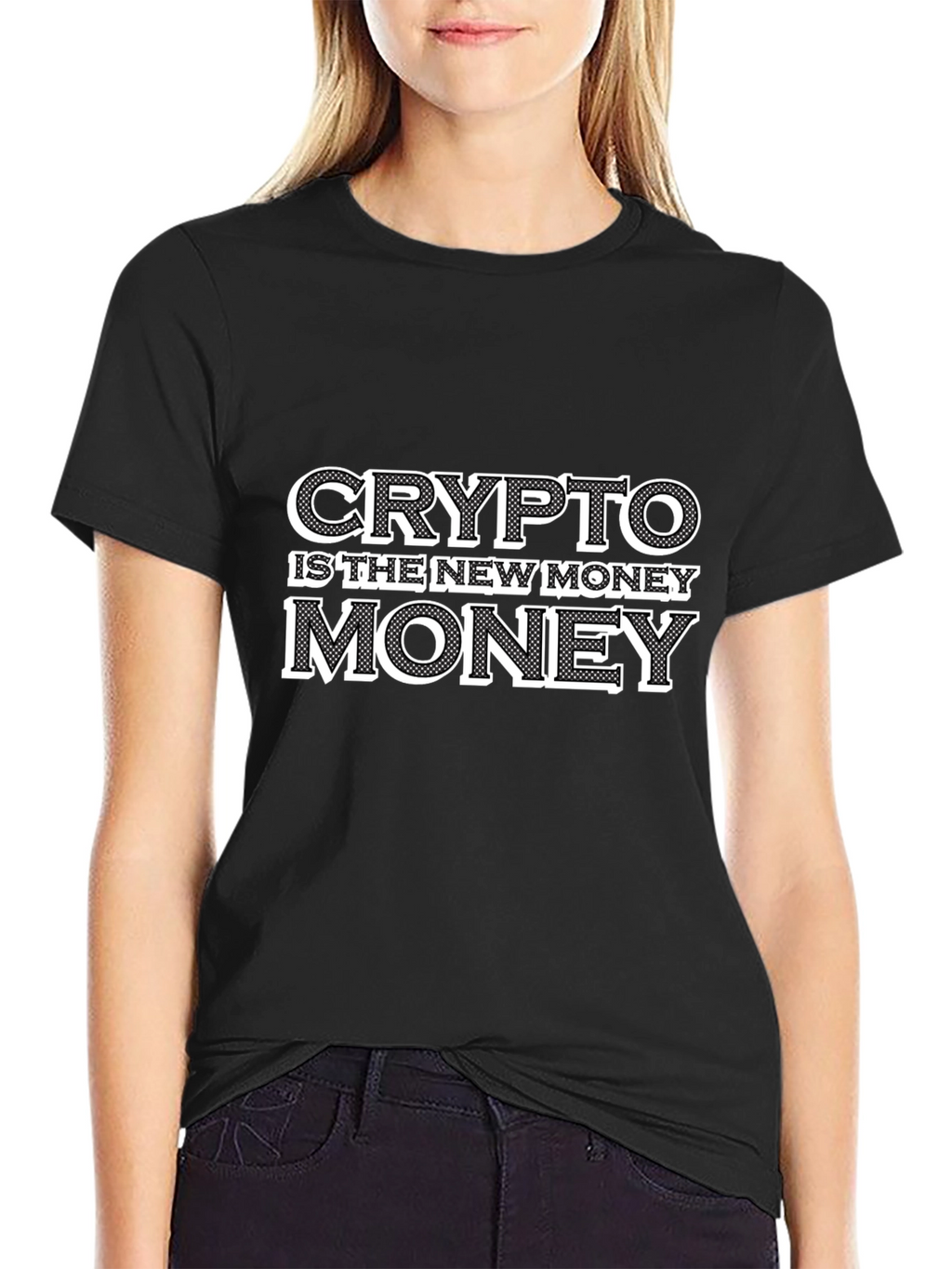 Crypto is the New Money Black T-Shirt
