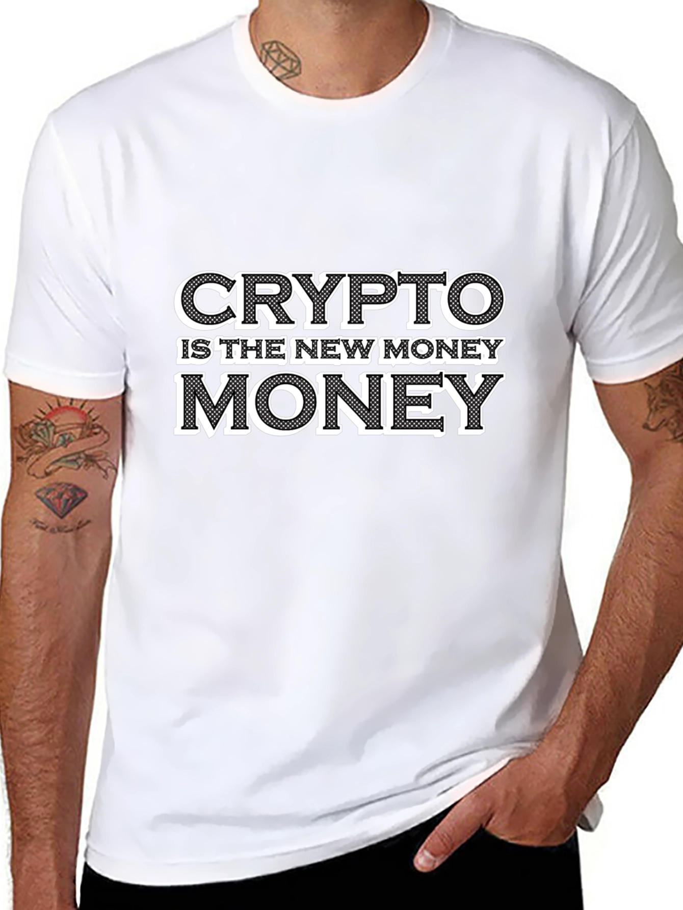 Crypto is the New Money Black T-Shirt
