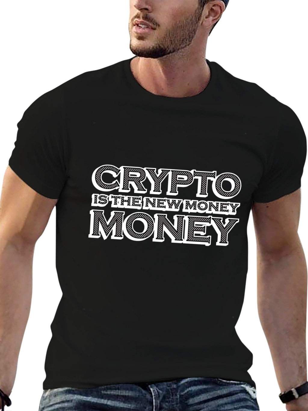 Crypto is the New Money Black T-Shirt