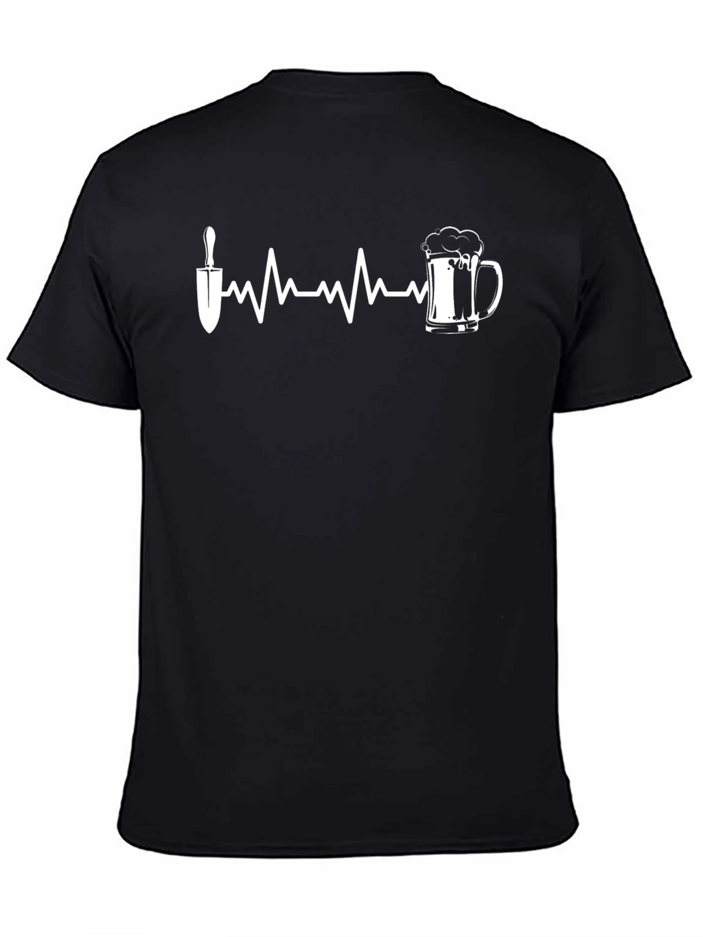Gardening & Beer Heartbeat Graphic Tee