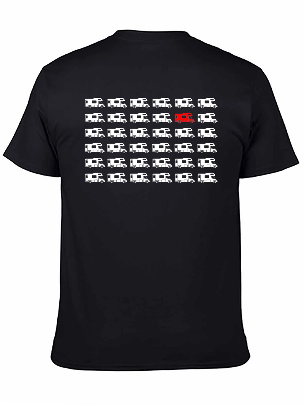 Unique Camper Pattern T-Shirt