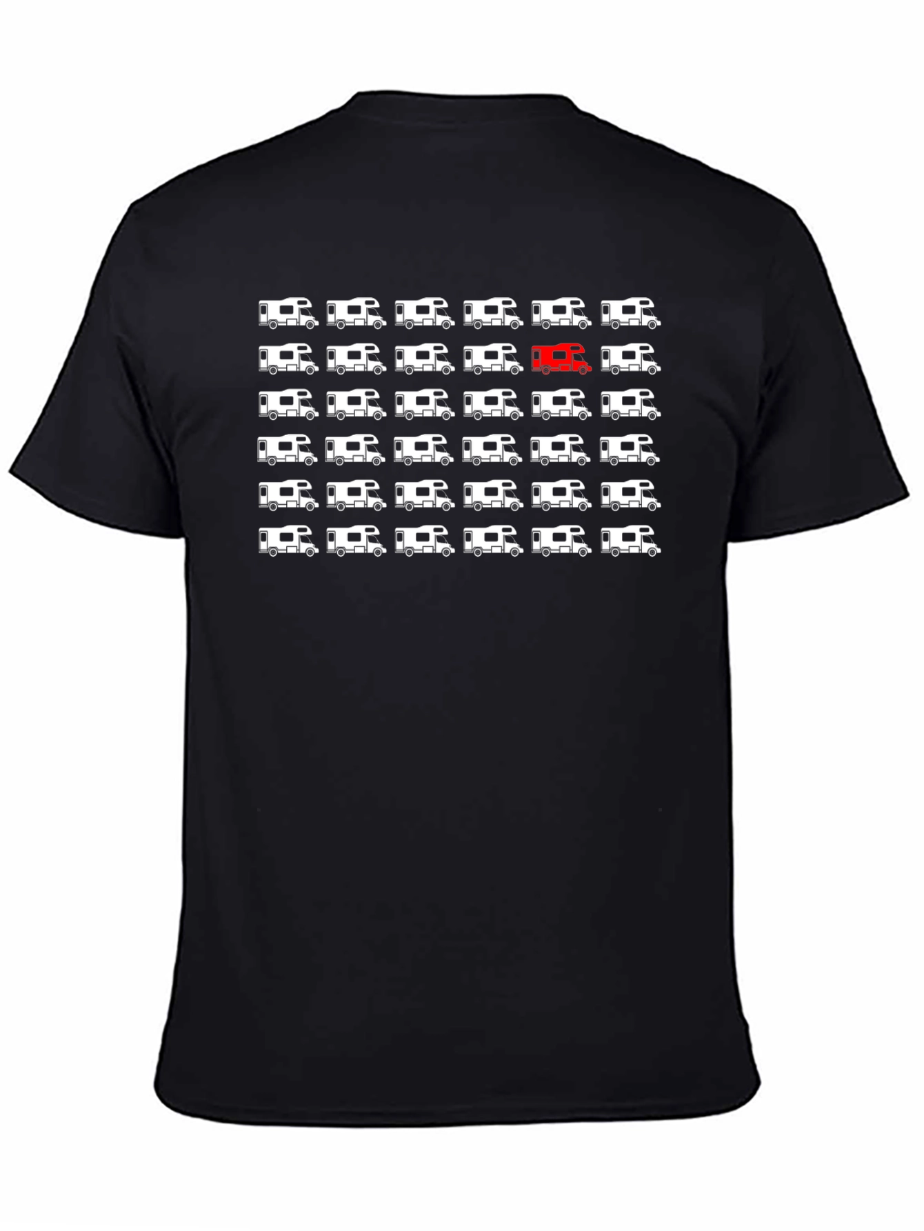 Unique Camper Pattern T-Shirt