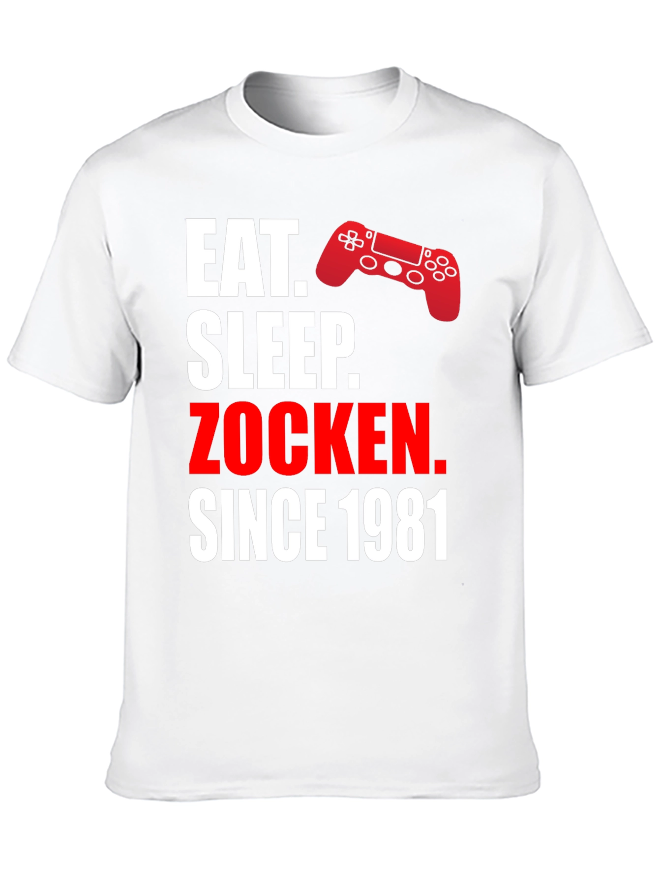 Eat Sleep Zocken Since 1981 Gaming T-Shirt