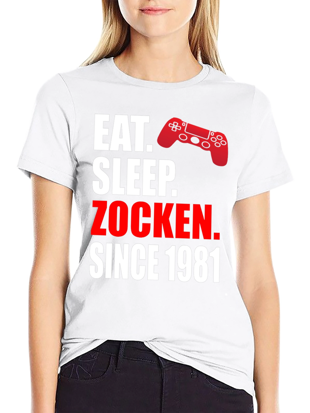 Eat Sleep Zocken Since 1981 Gaming T-Shirt