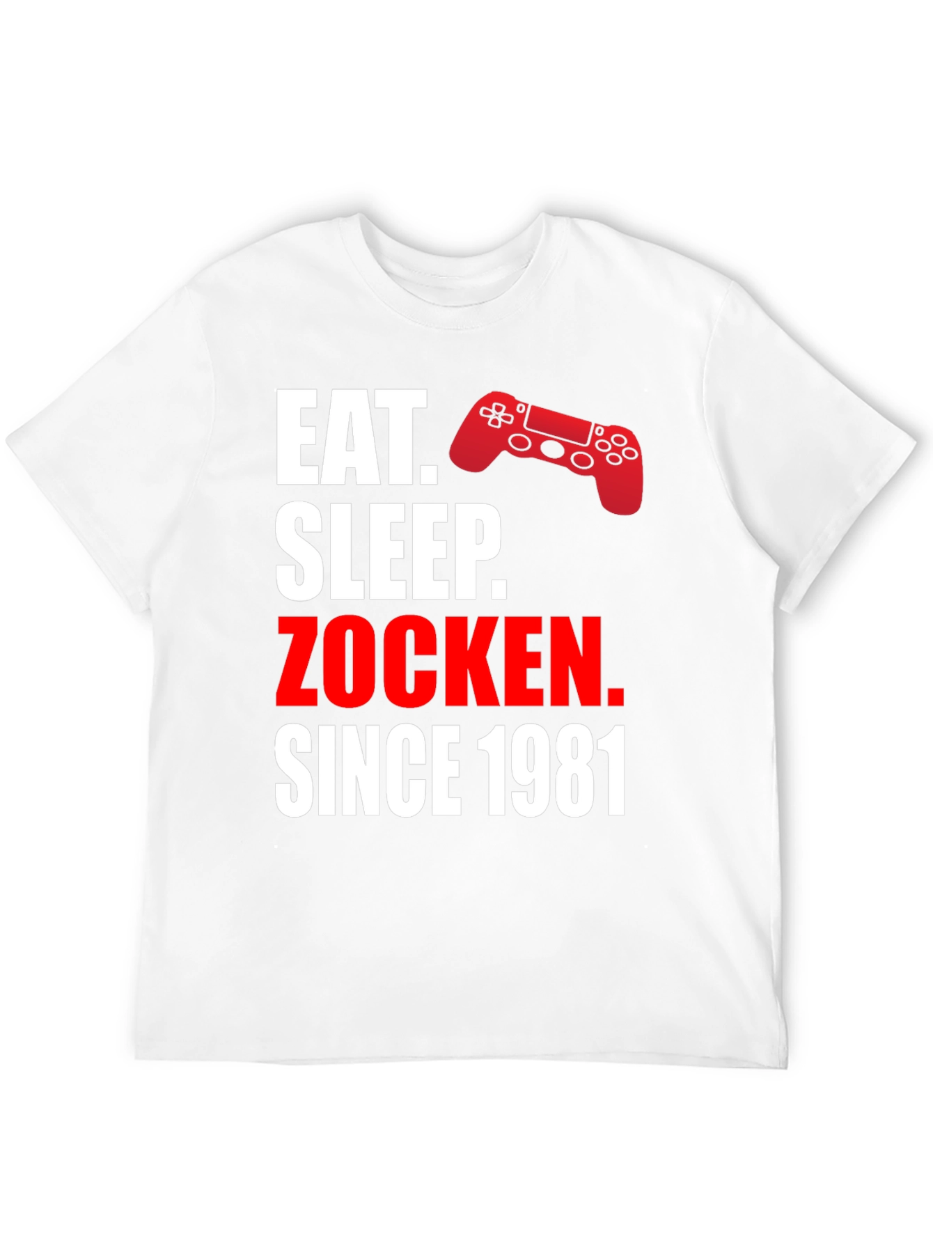 Eat Sleep Zocken Since 1981 Gaming T-Shirt