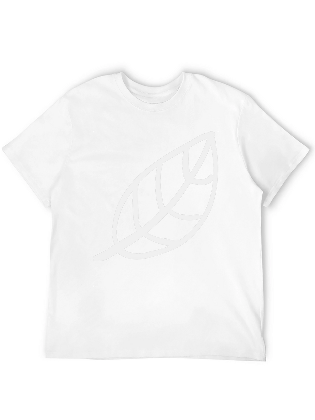 Leaf Graphic Black T-Shirt - Casual Style