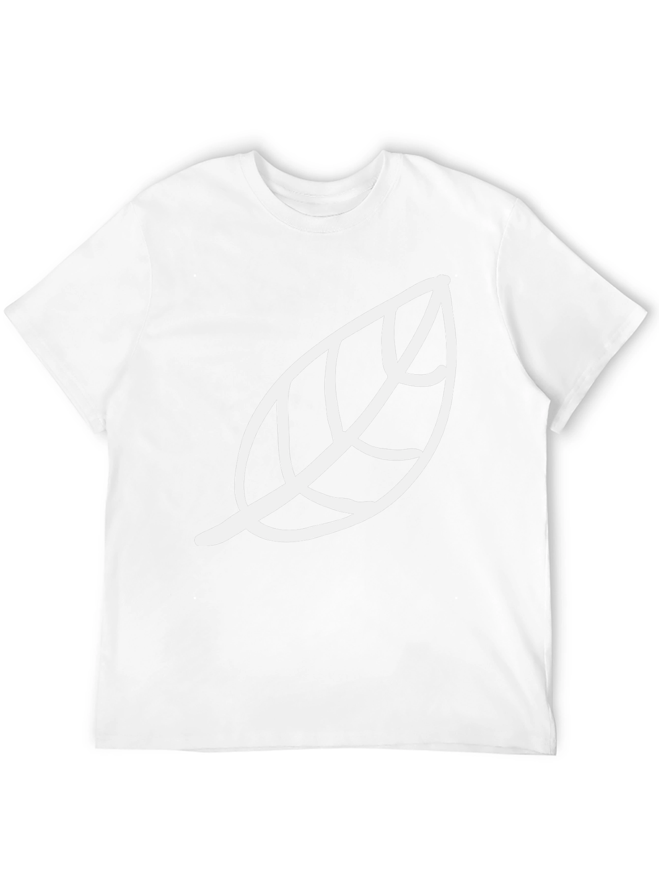Leaf Graphic Black T-Shirt - Casual Style