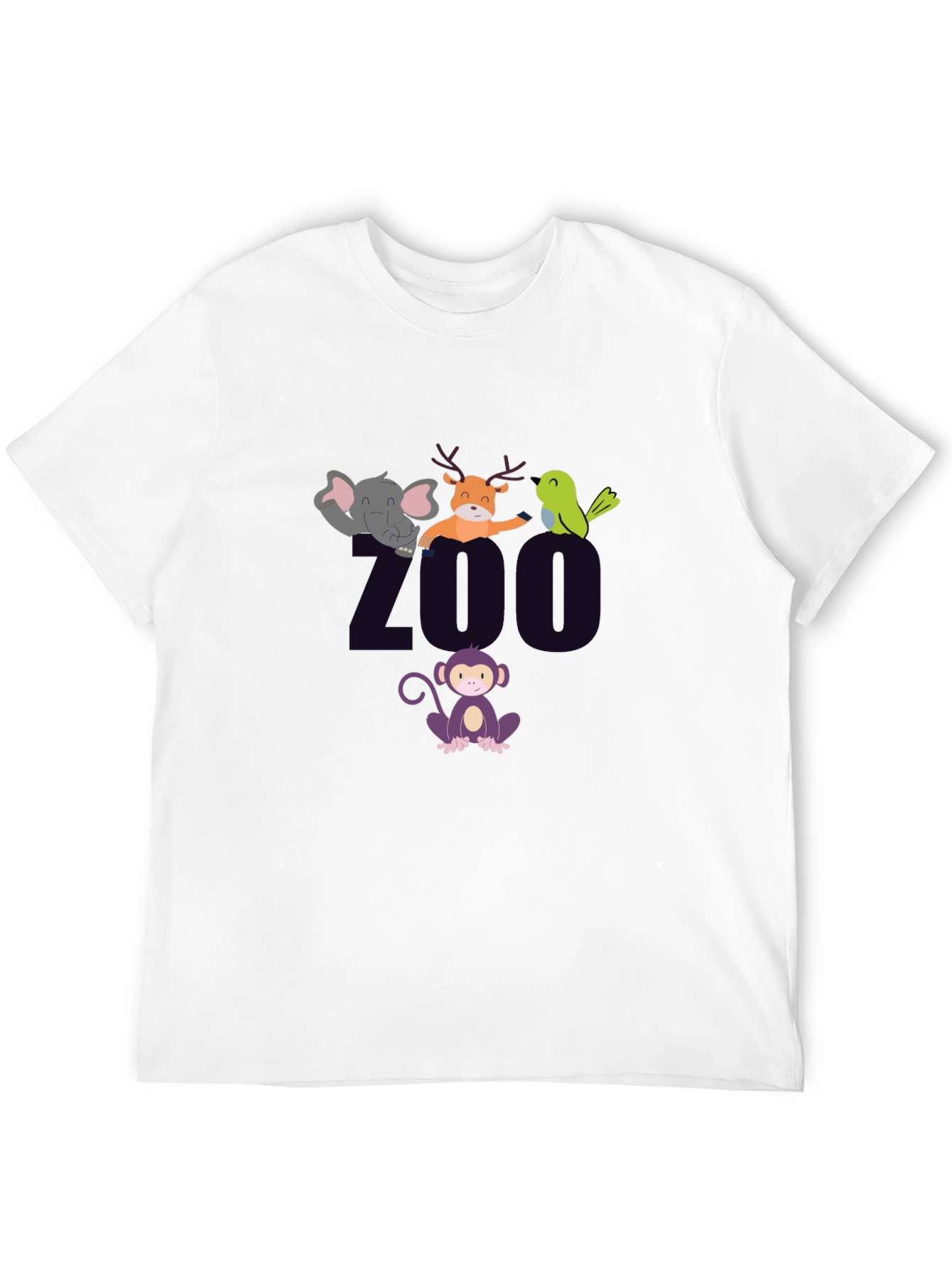 Zoo Animal Graphic T-Shirt