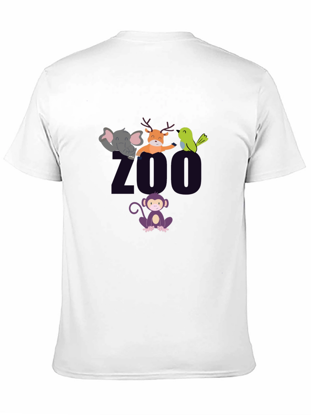 Zoo Animal Graphic T-Shirt