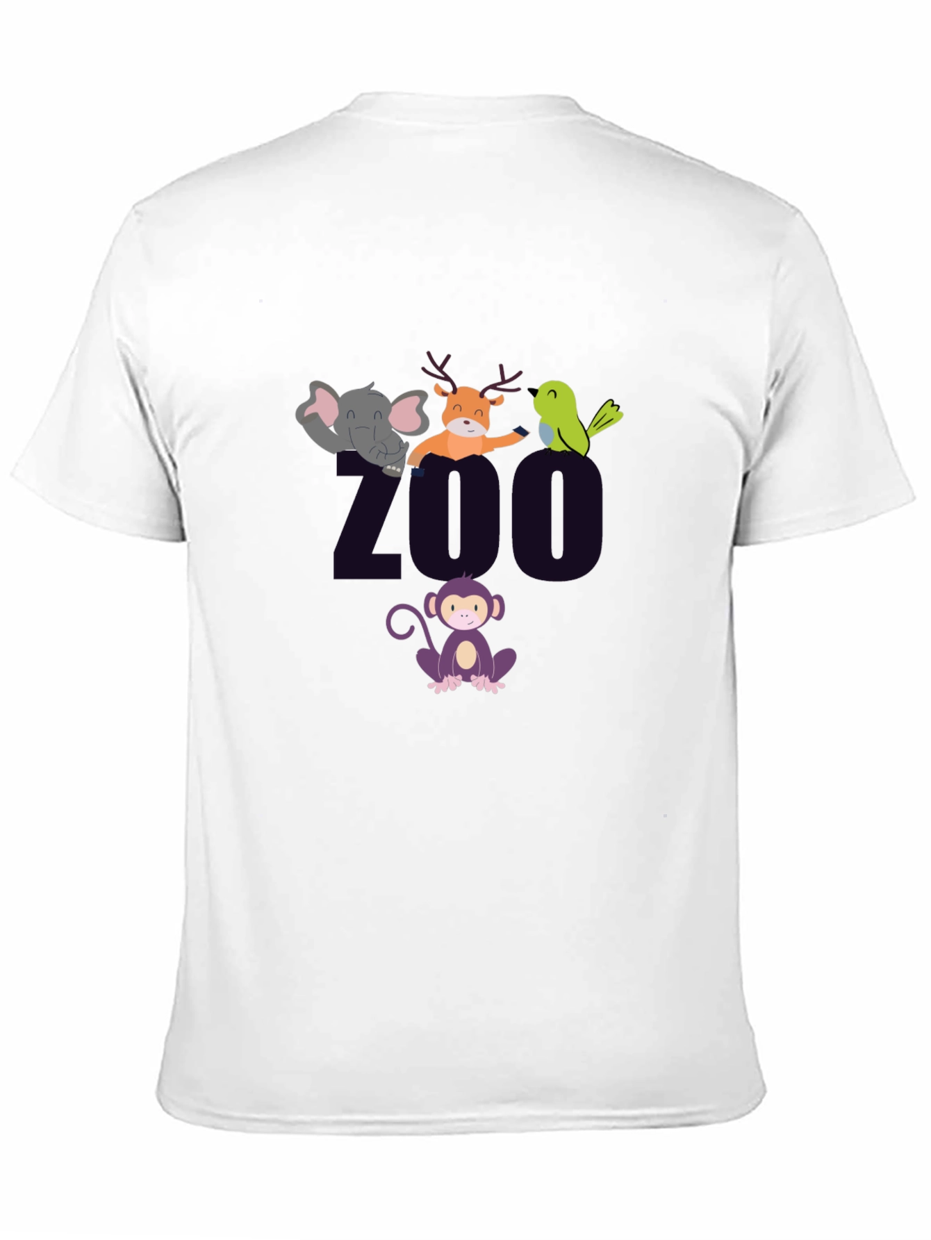 Zoo Animal Graphic T-Shirt