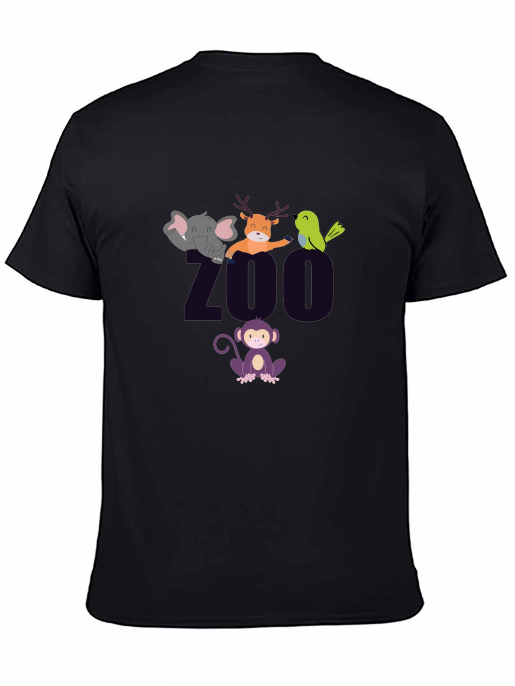 Zoo Animal Graphic T-Shirt