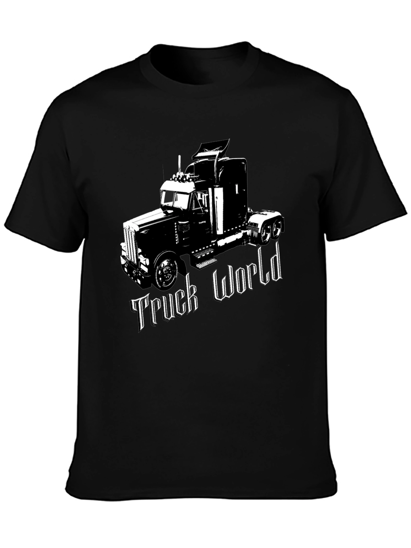 Truck World Graphic Tee - Black