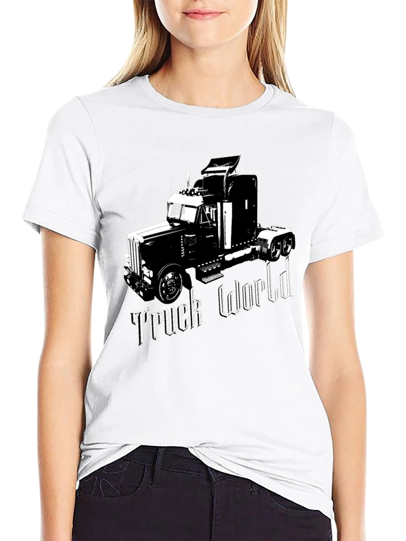 Truck World Graphic Tee - Black