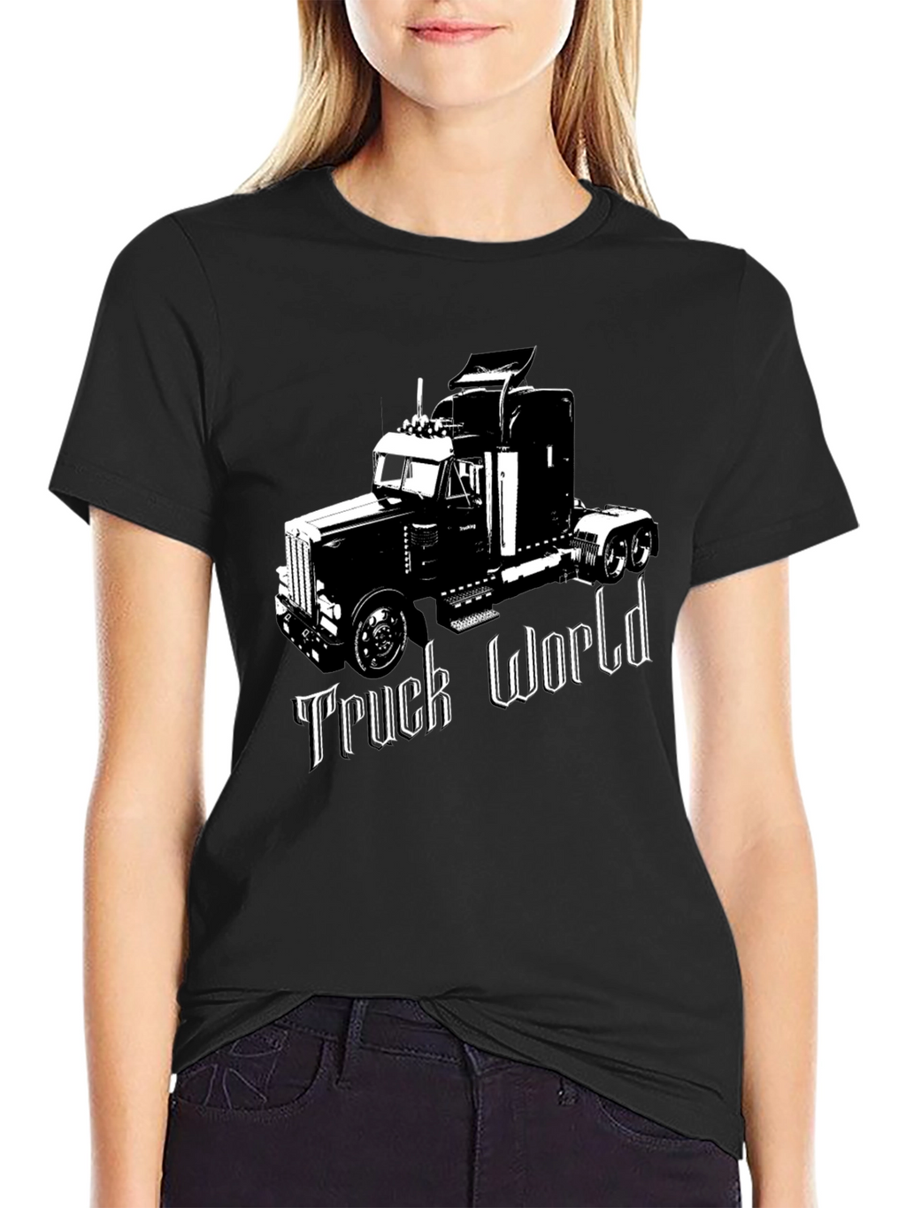 Truck World Graphic Tee - Black
