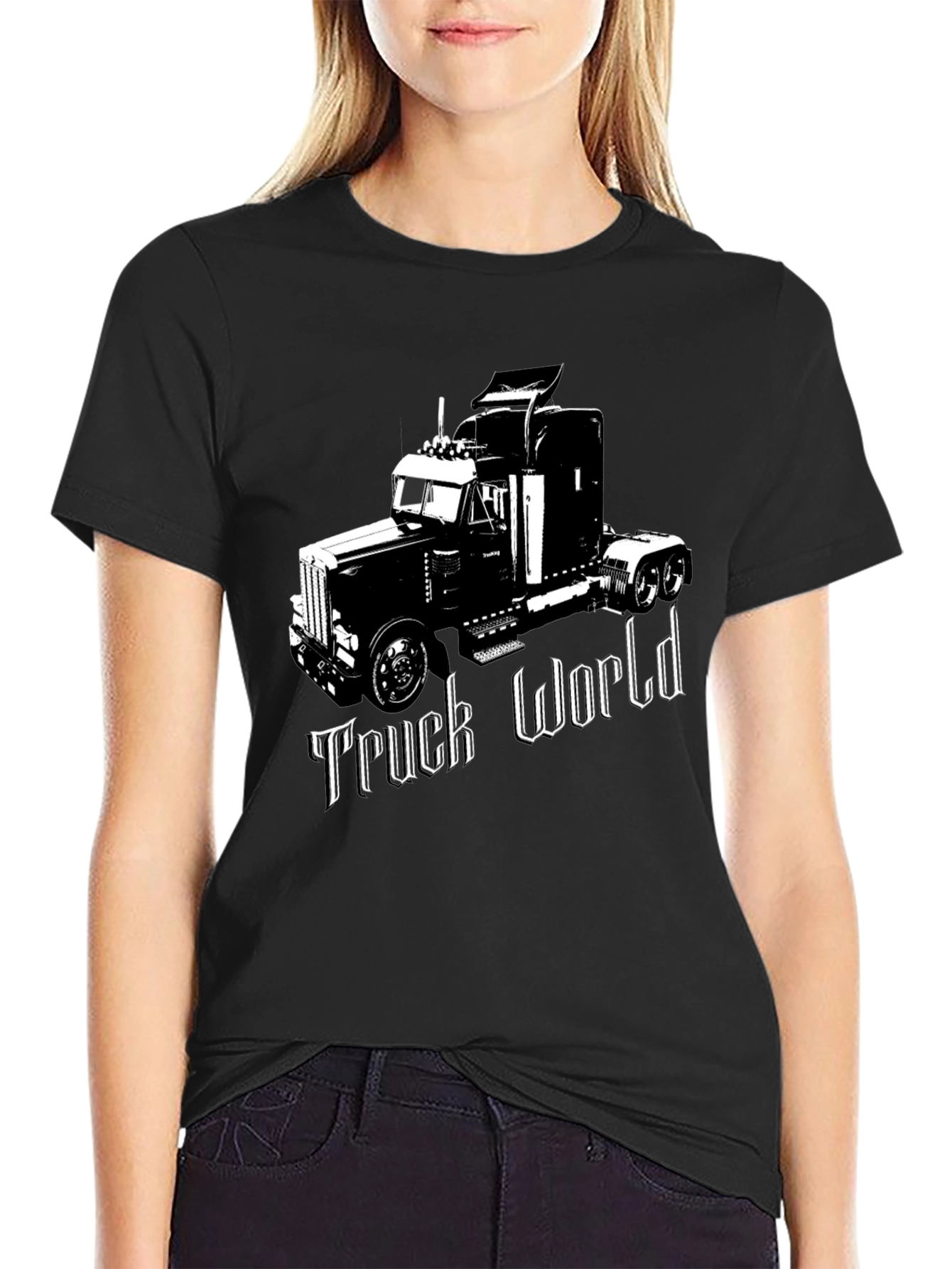 Truck World Graphic Tee - Black