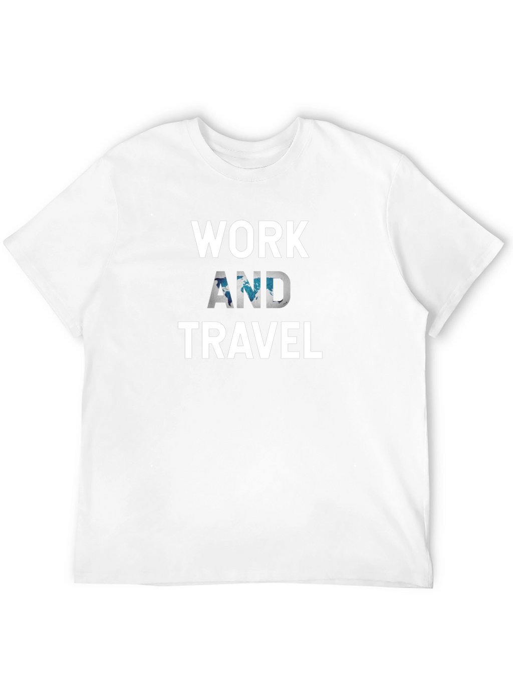 Work And Travel Black T-Shirt