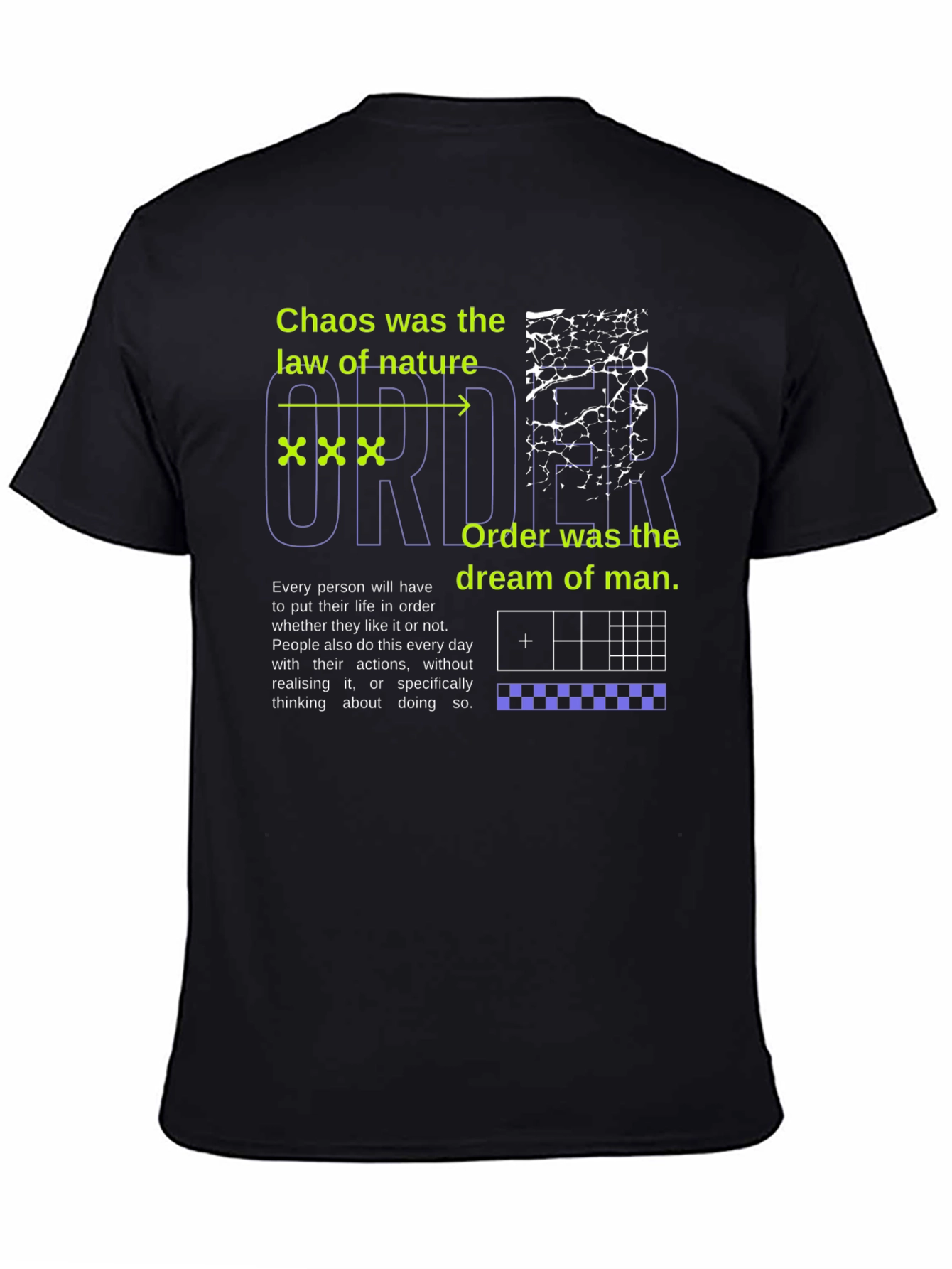 Chaos and Order Graphic Tee - Unisex