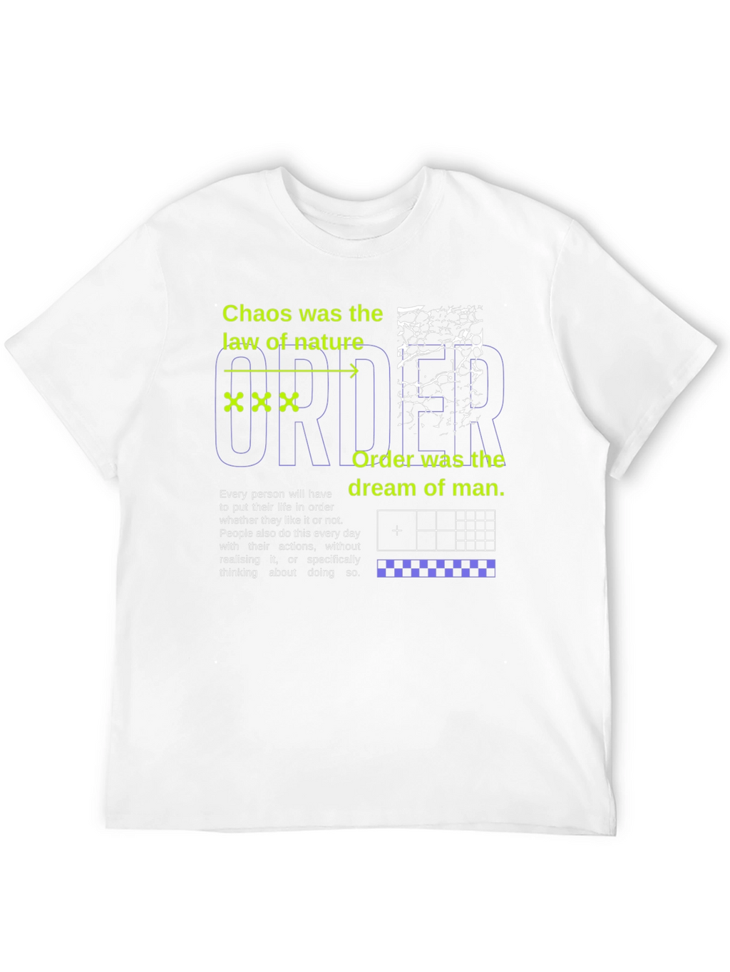 Chaos and Order Graphic Tee - Unisex
