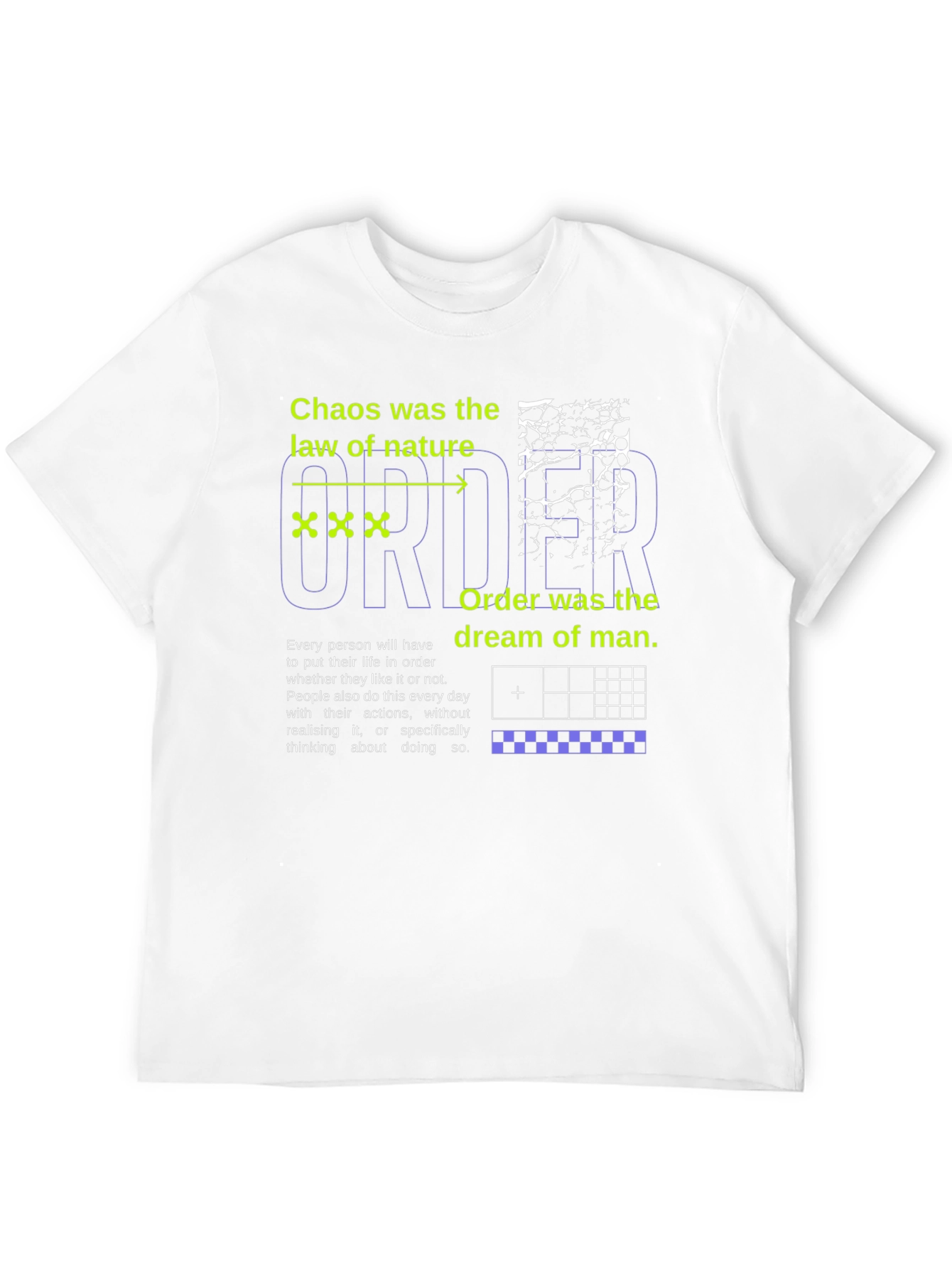 Chaos and Order Graphic Tee - Unisex