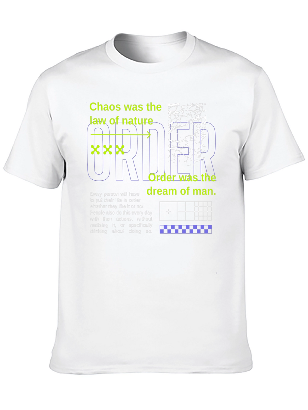 Chaos and Order Graphic Tee - Unisex