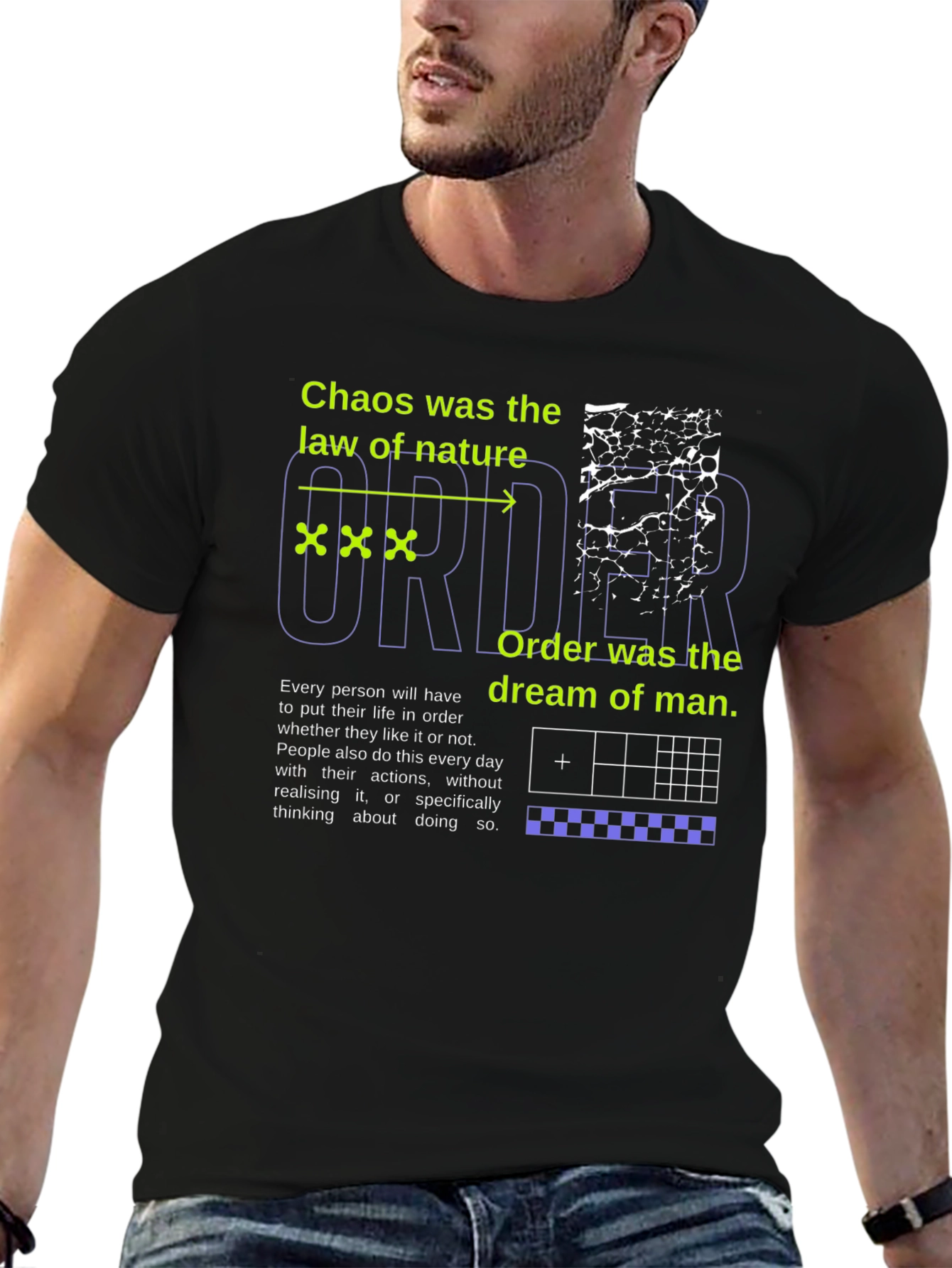 Chaos and Order Graphic Tee - Unisex