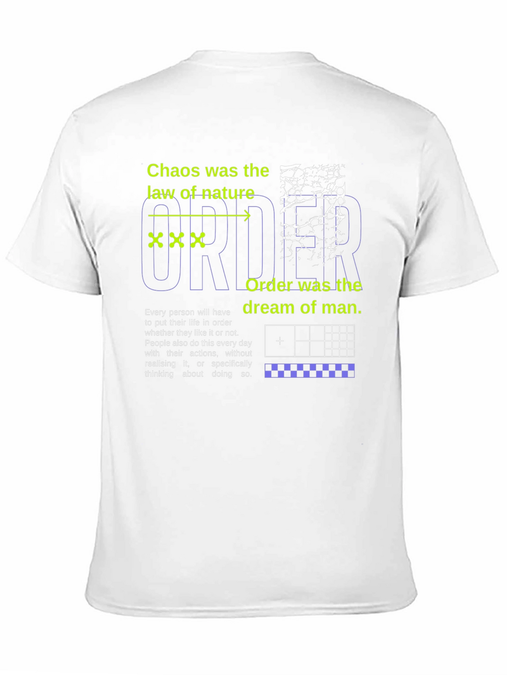 Chaos and Order Graphic Tee - Unisex