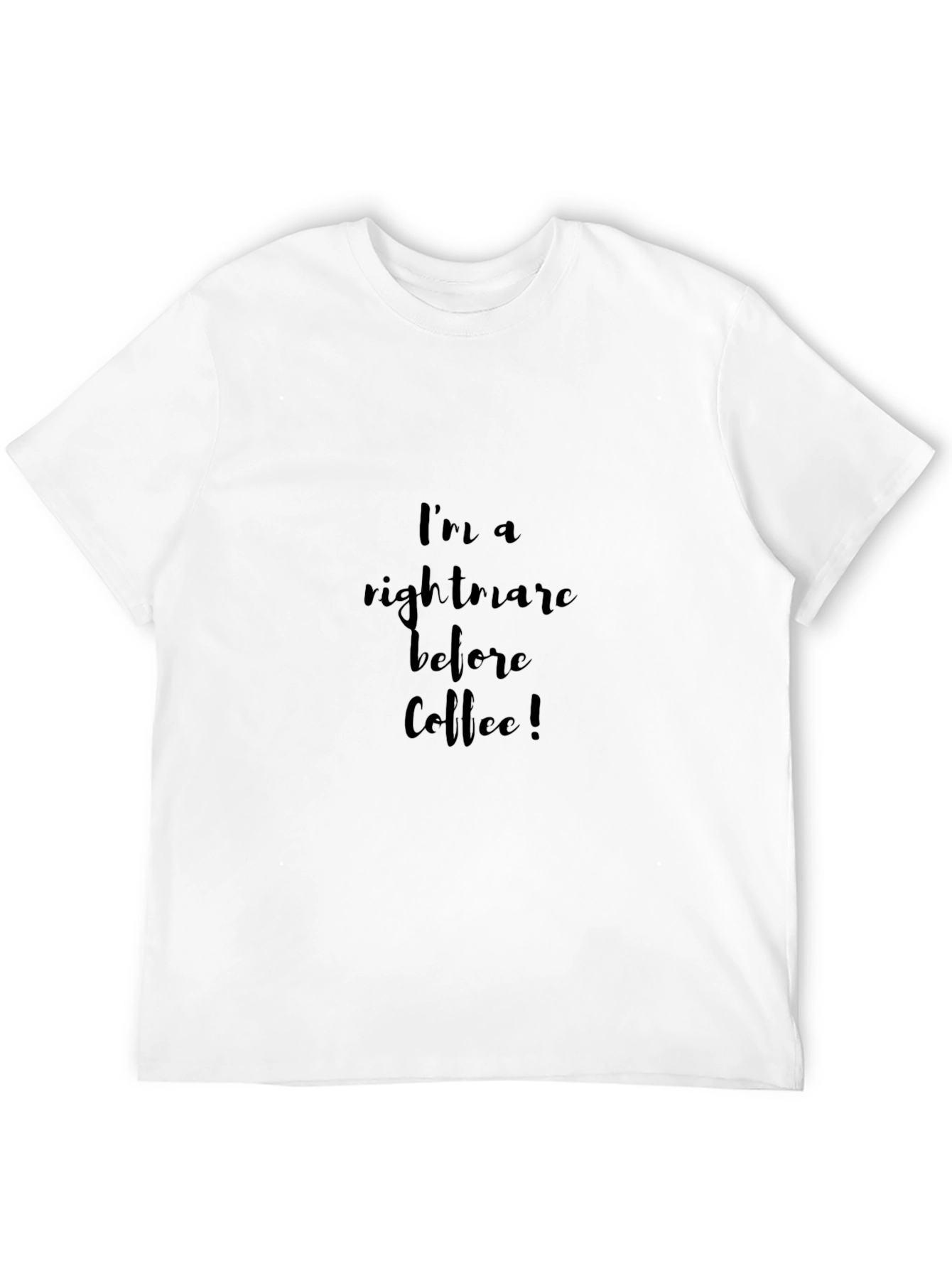 Nightmare Before Coffee Black T-Shirt