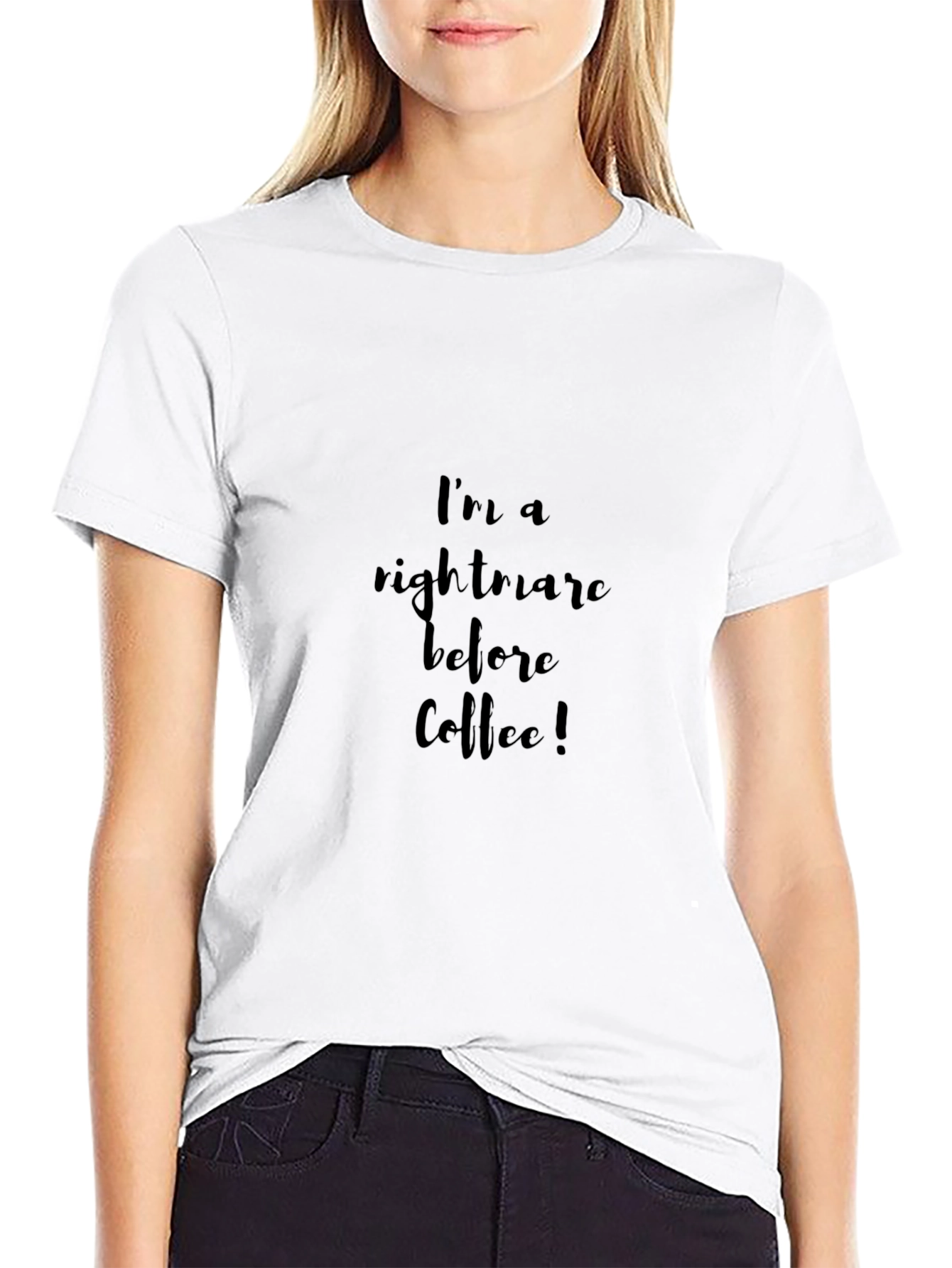 Nightmare Before Coffee Black T-Shirt