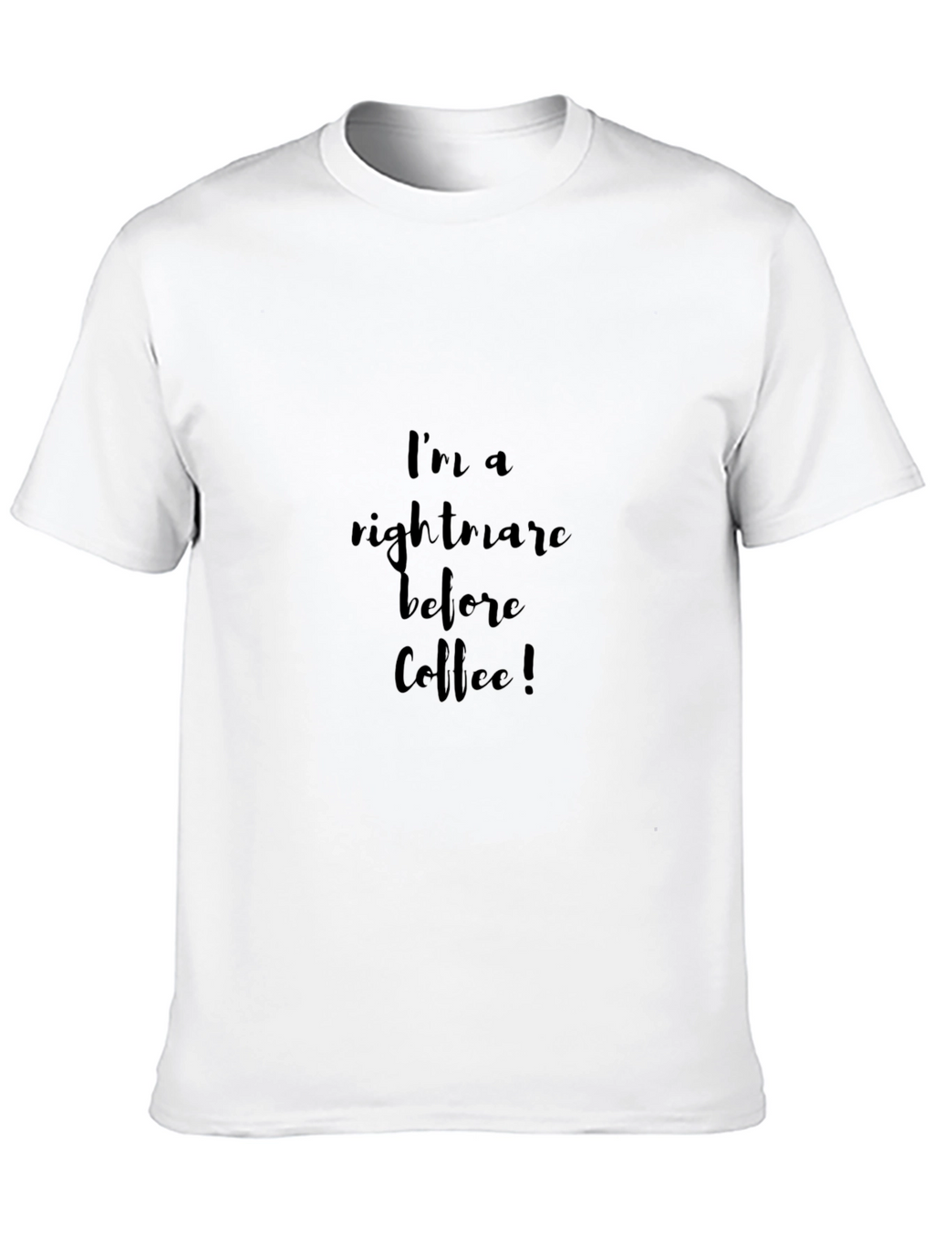 Nightmare Before Coffee Black T-Shirt