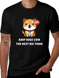 Baby Doge Coin Black T-Shirt