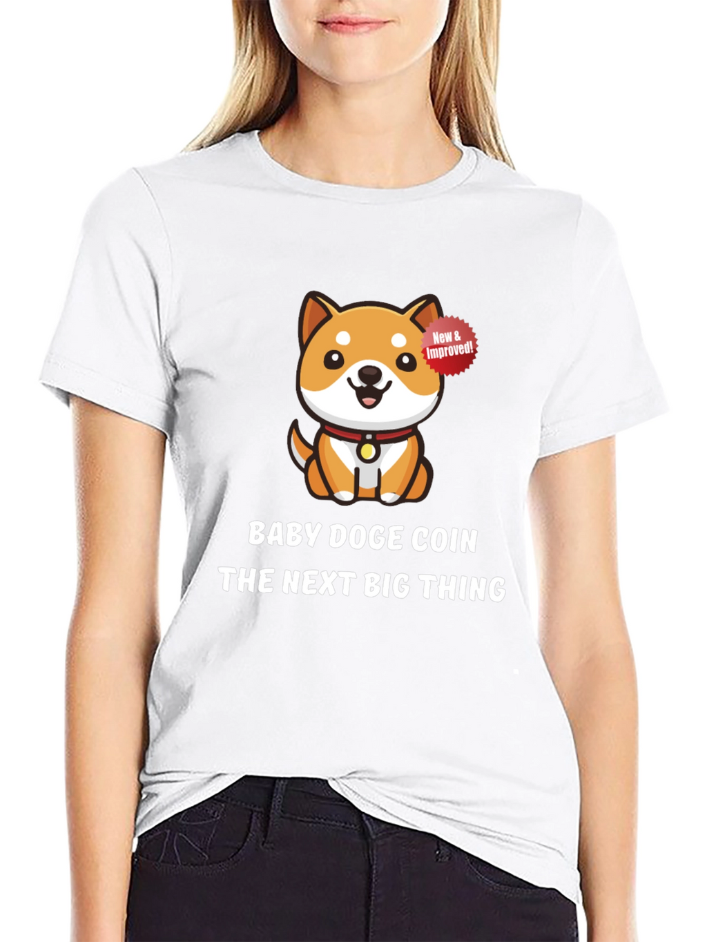 Baby Doge Coin Black T-Shirt