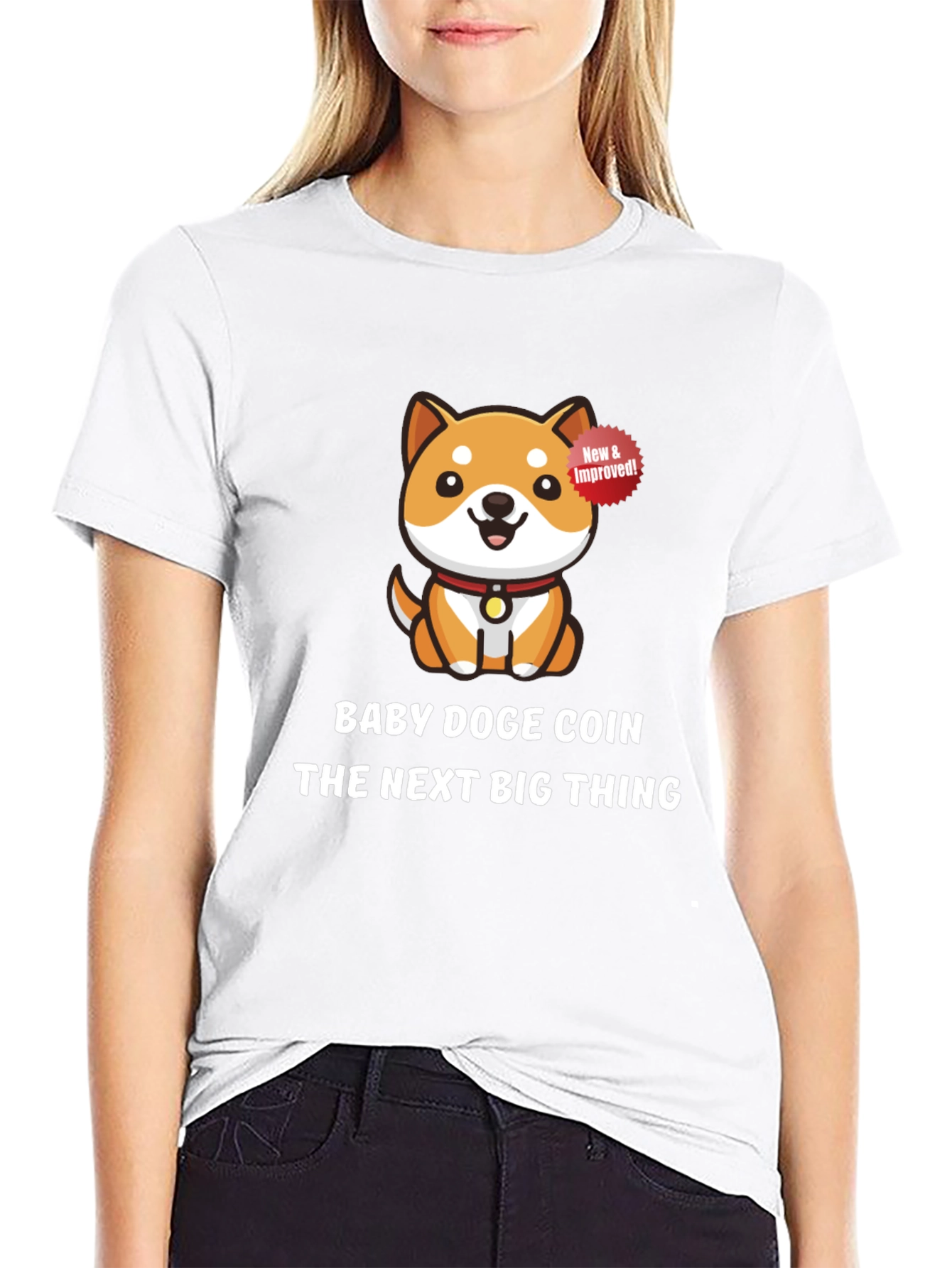 Baby Doge Coin Black T-Shirt