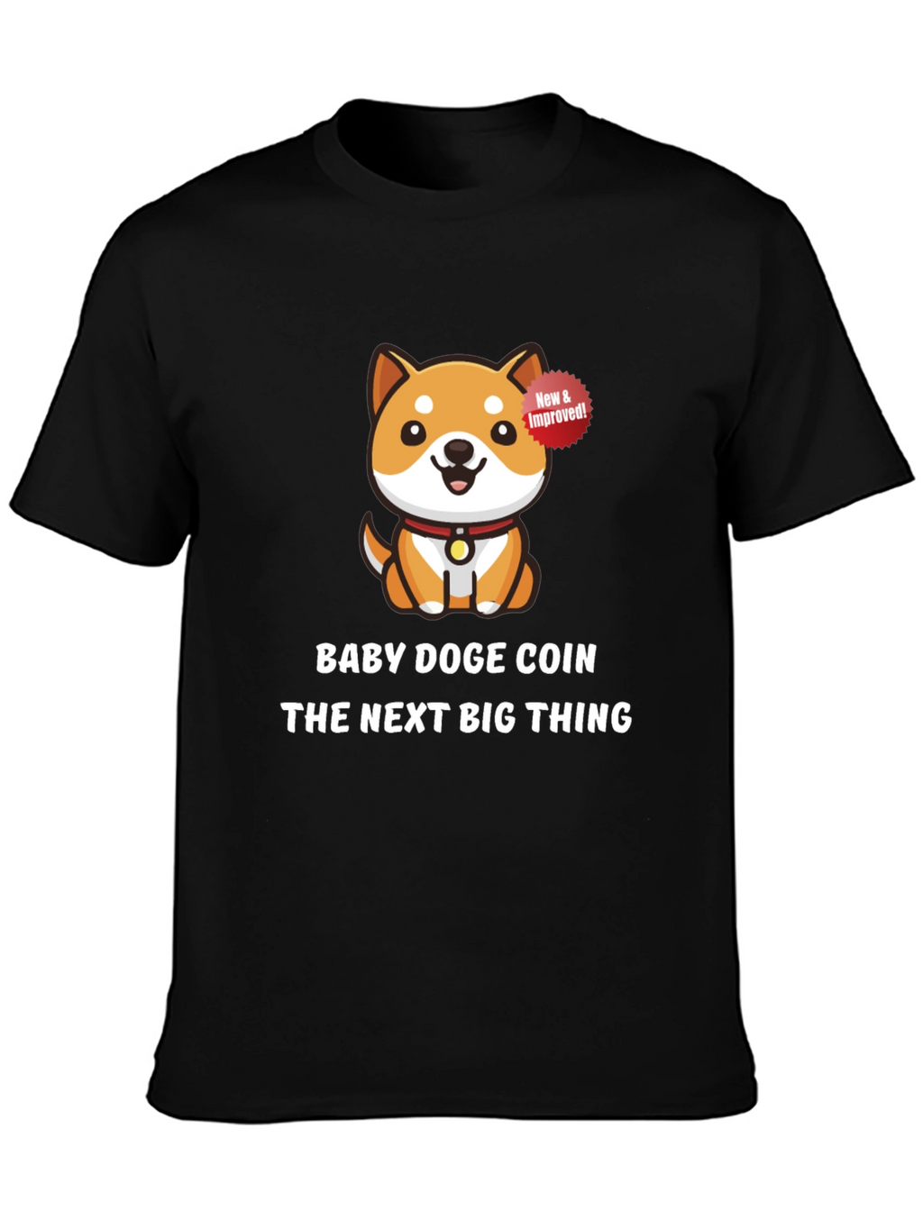 Baby Doge Coin Black T-Shirt