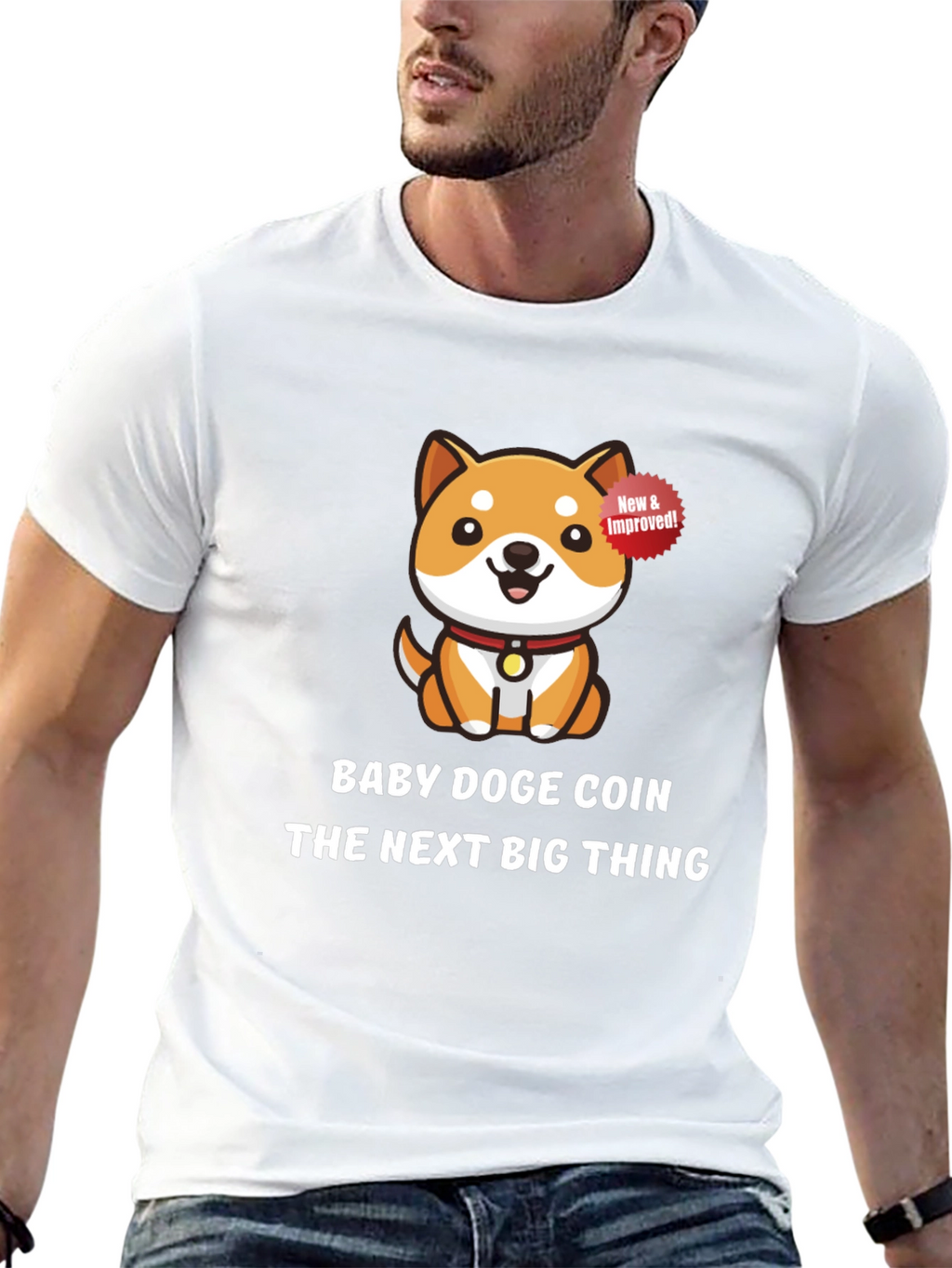 Baby Doge Coin Black T-Shirt