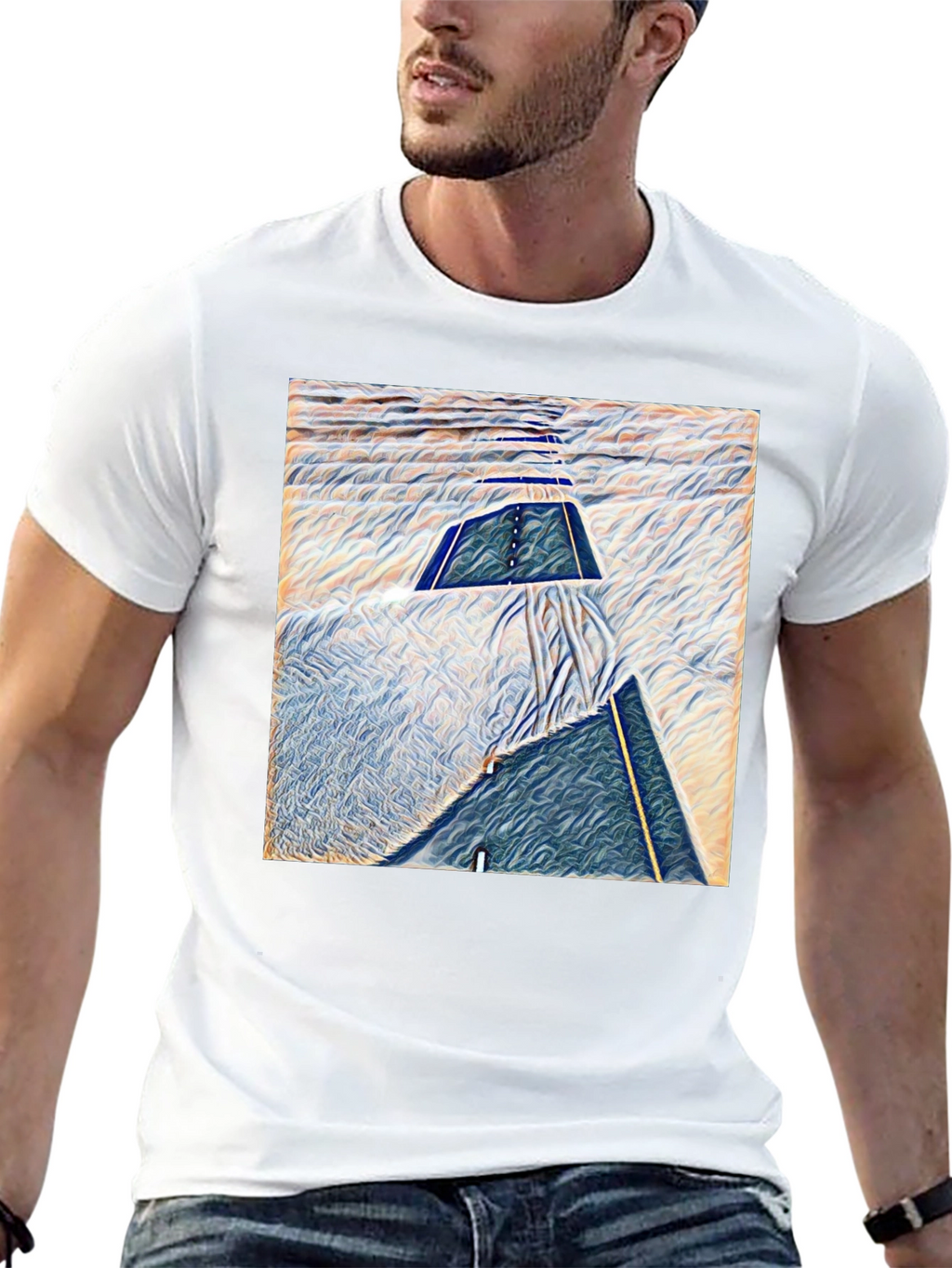 Abstract Art T-Shirt - Modern Graphic Tee