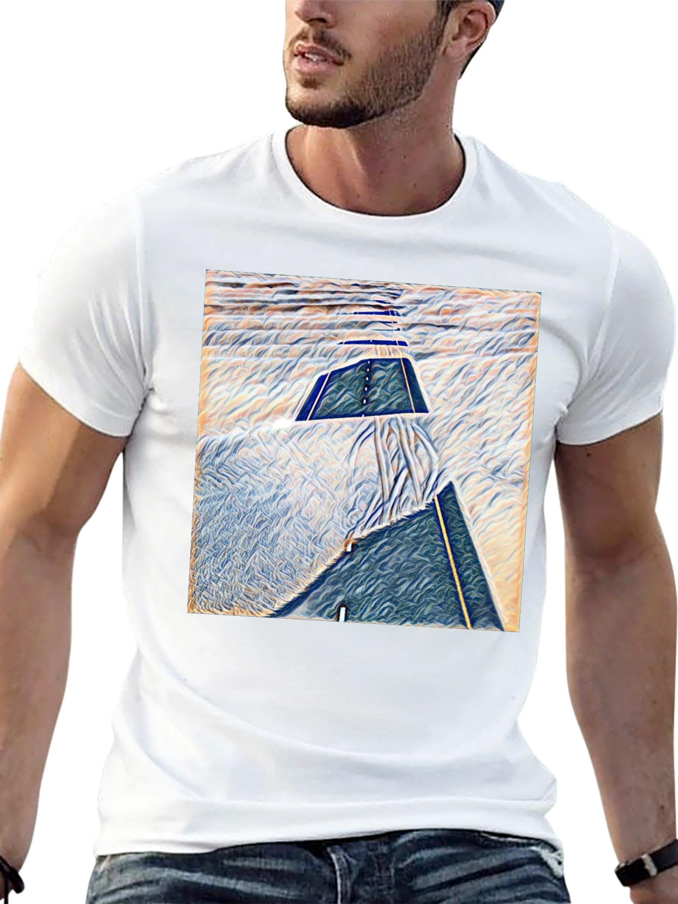 Abstract Art T-Shirt - Modern Graphic Tee