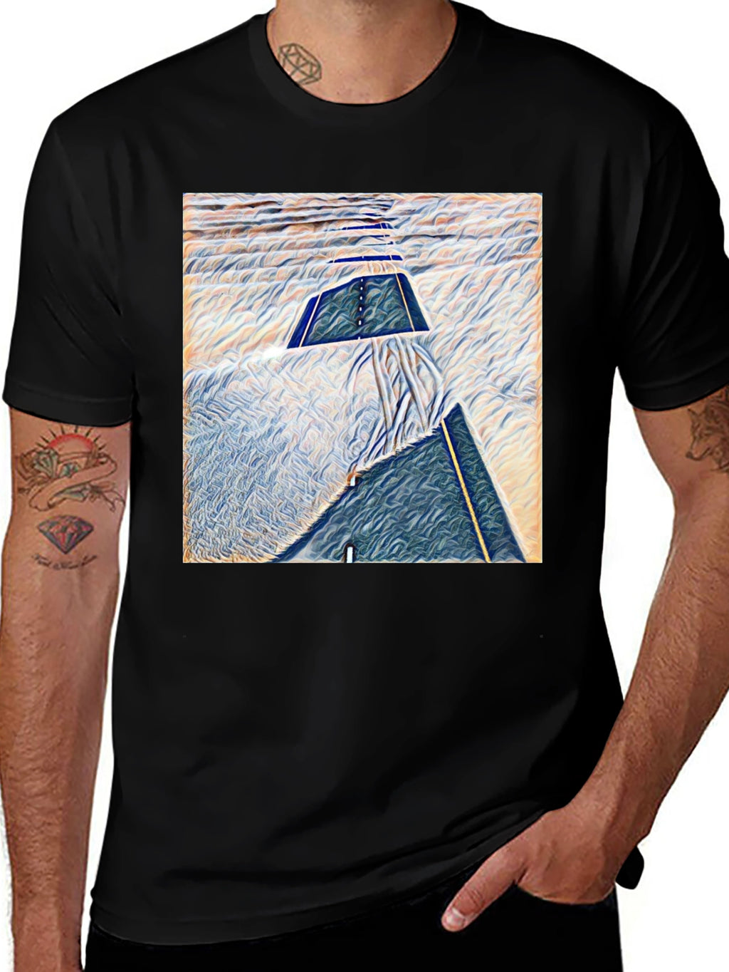 Abstract Art T-Shirt - Modern Graphic Tee