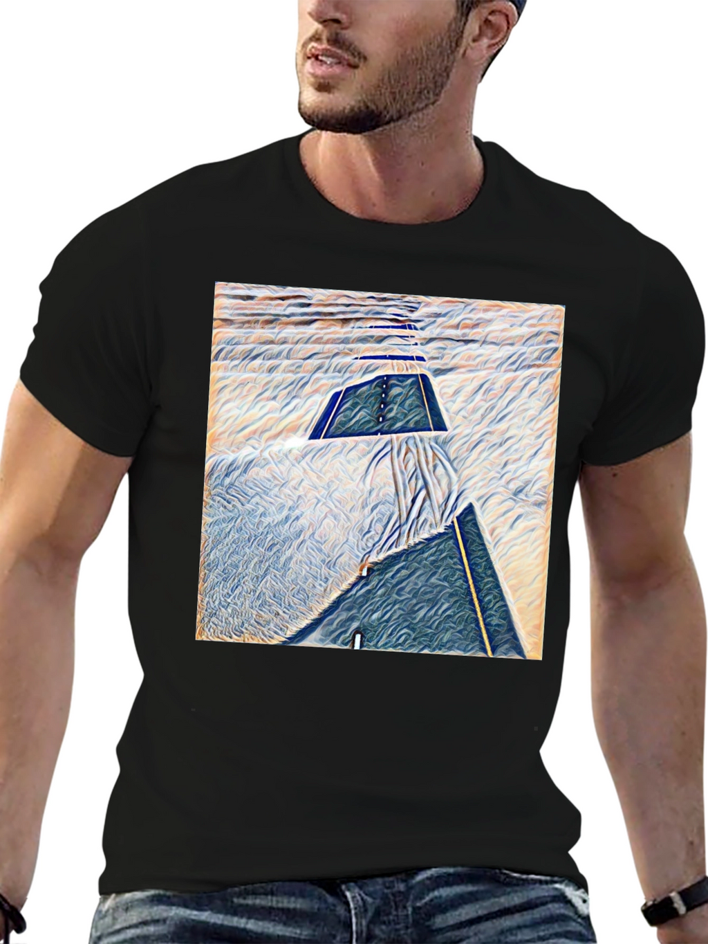 Abstract Art T-Shirt - Modern Graphic Tee