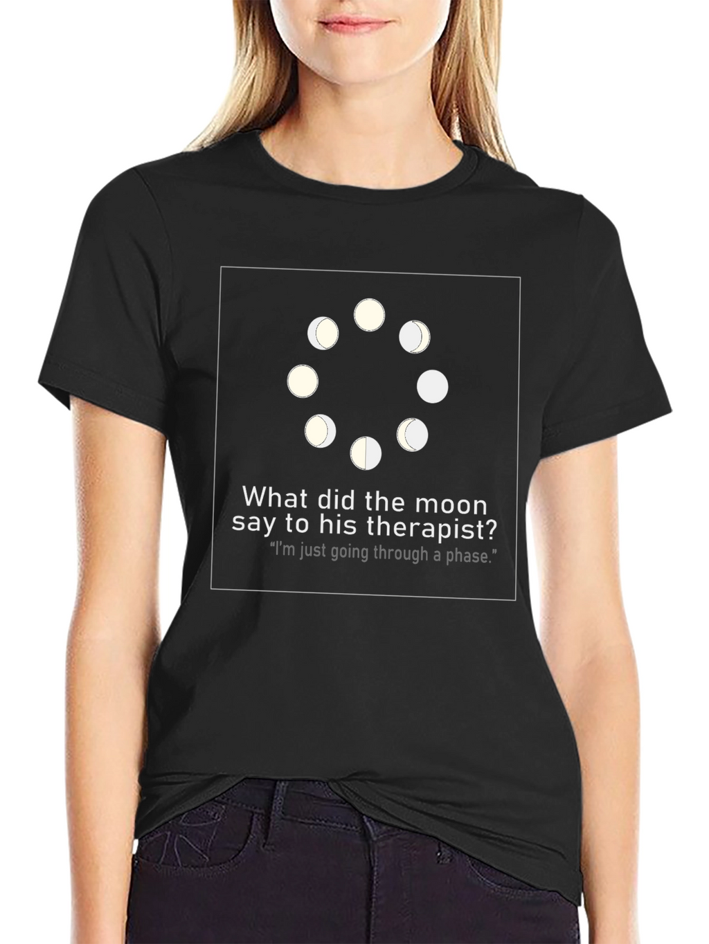 Moon Phase Therapist Humor Graphic Tee