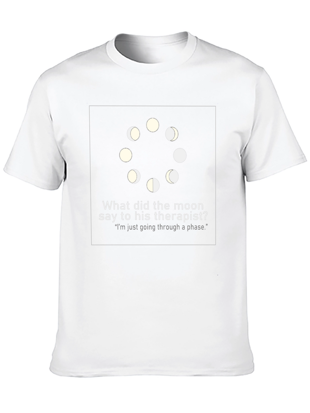 Moon Phase Therapist Humor Graphic Tee