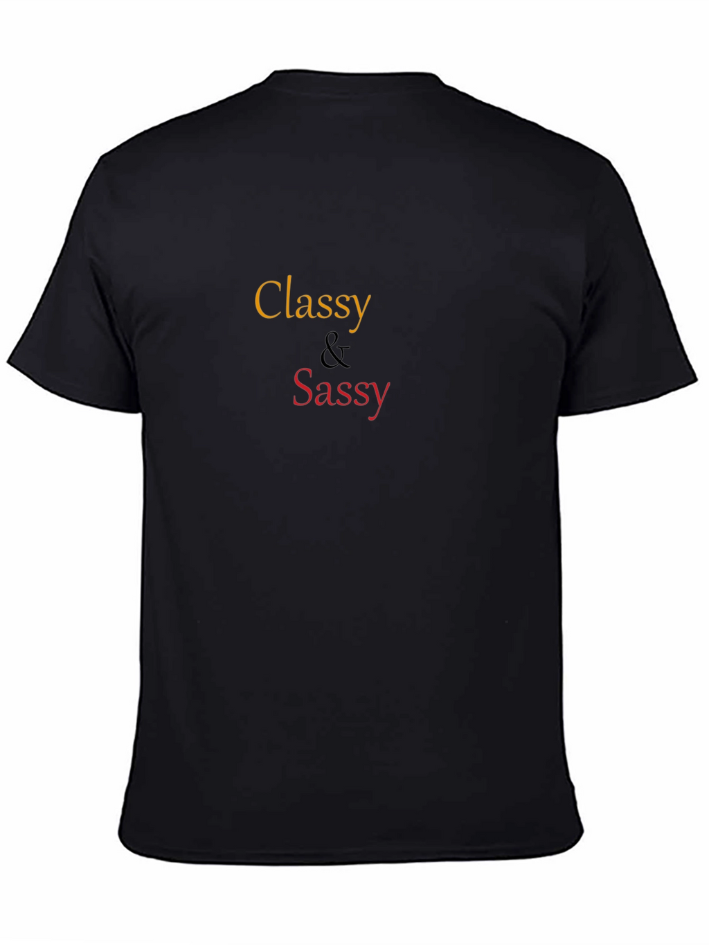 Classy & Sassy Graphic T-Shirt - Black