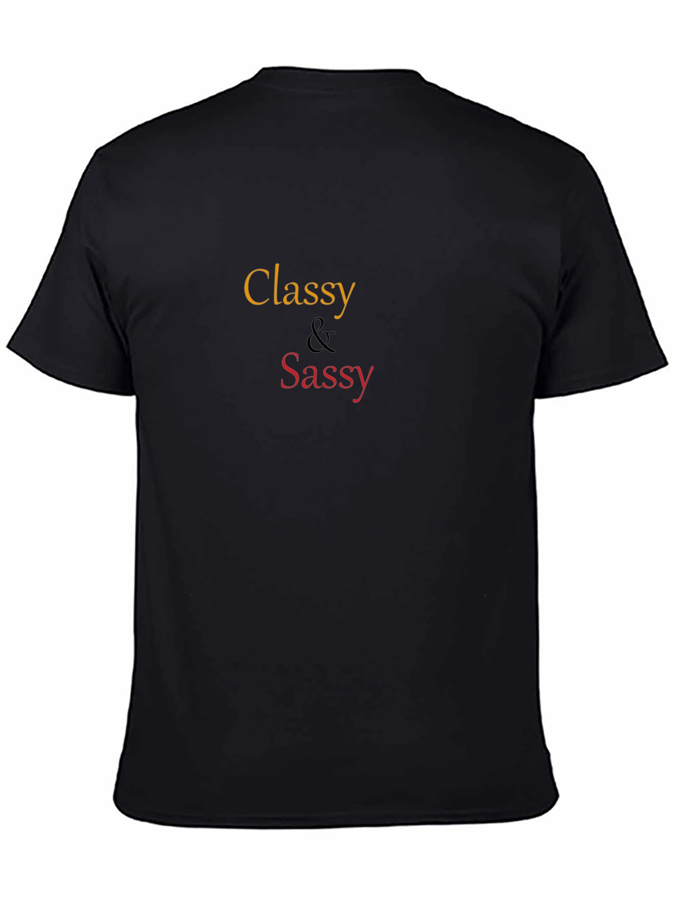 Classy & Sassy Graphic T-Shirt - Black