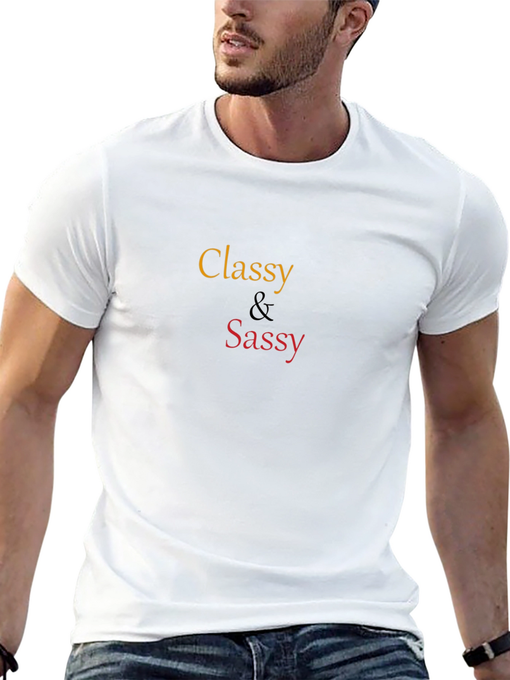 Classy & Sassy Graphic T-Shirt - Black