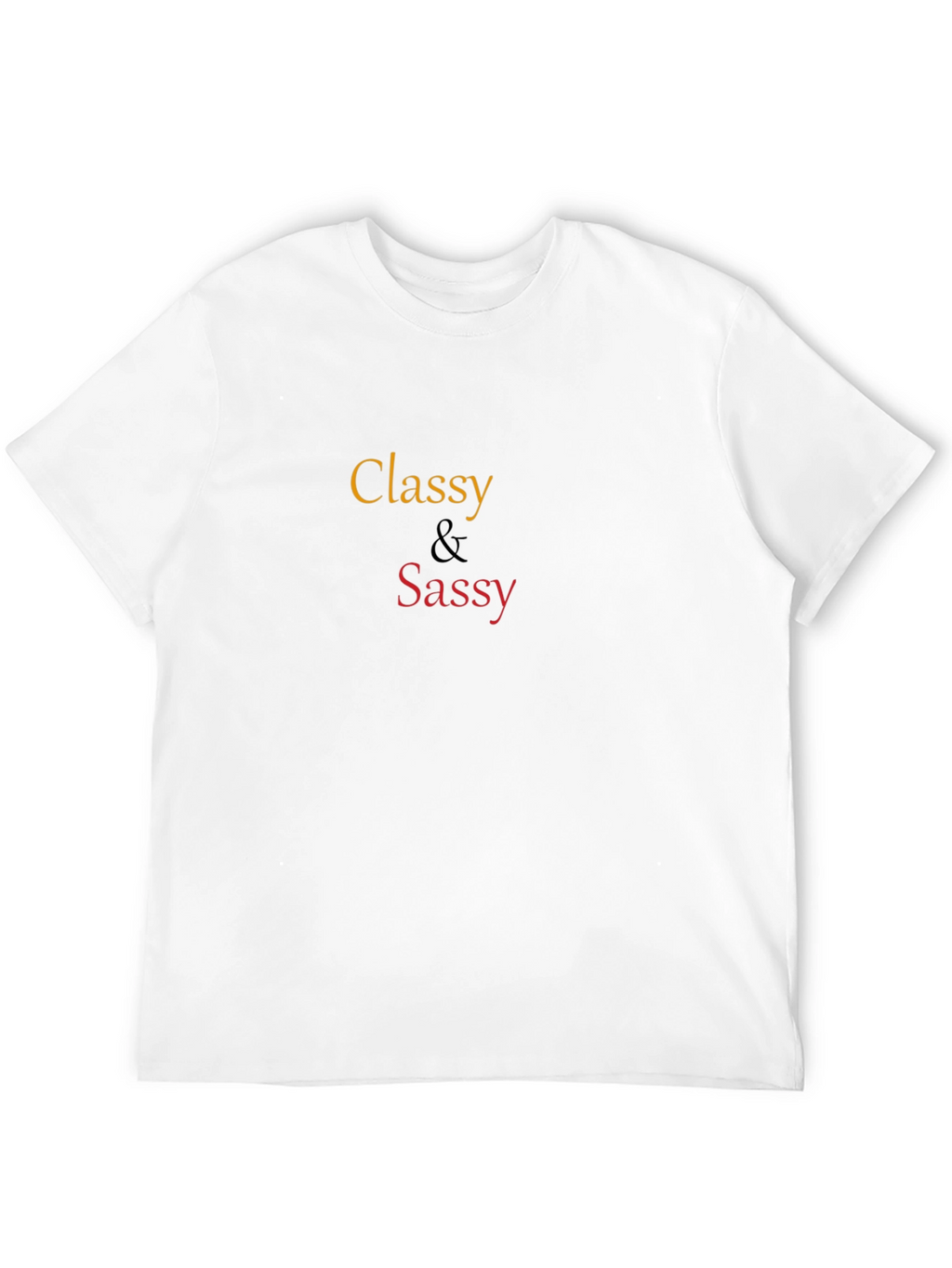 Classy & Sassy Graphic T-Shirt - Black