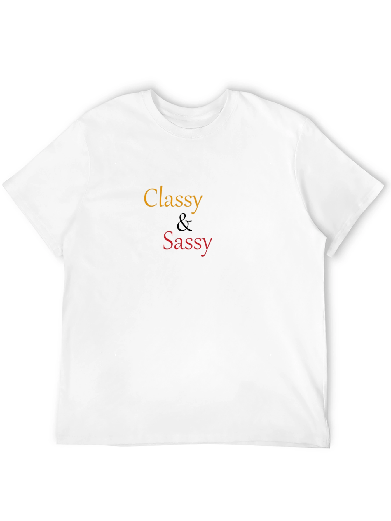 Classy & Sassy Graphic T-Shirt - Black